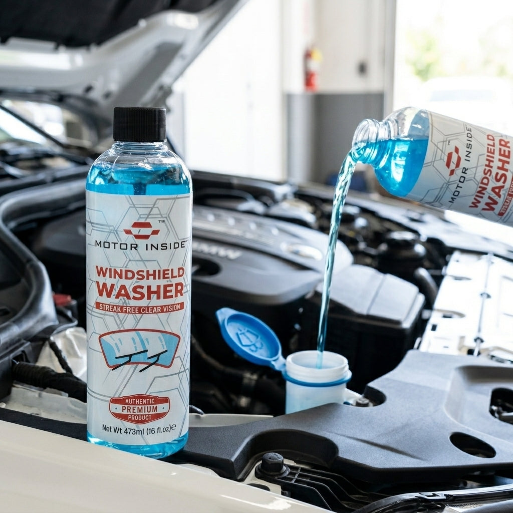 Motor Inside Windshield Washer – Advanced Streak-Free Fluid