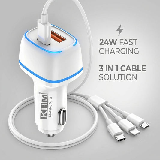 original KMH Power Charger with 3 in 1 cable