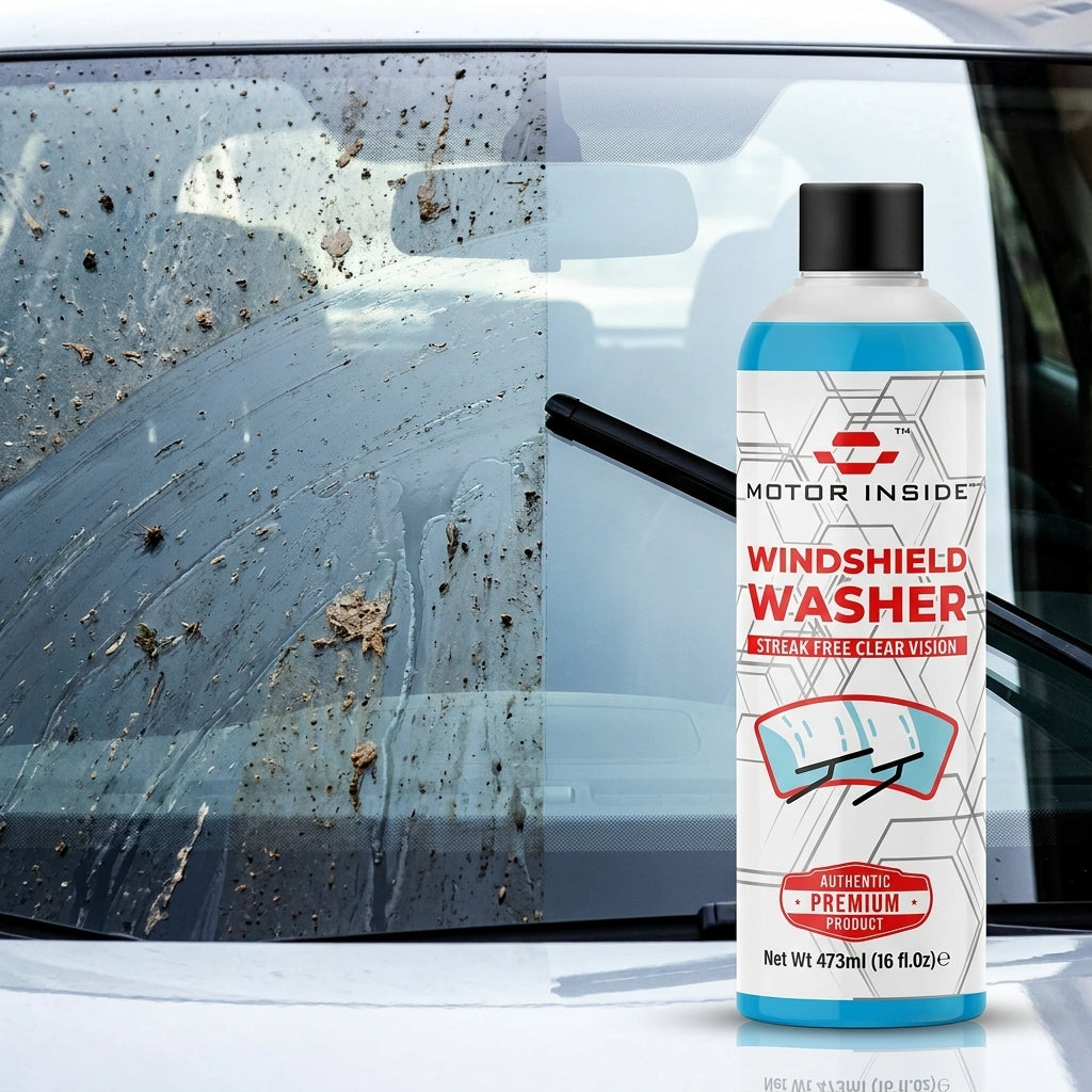 Motor Inside Windshield Washer – Advanced Streak-Free Fluid