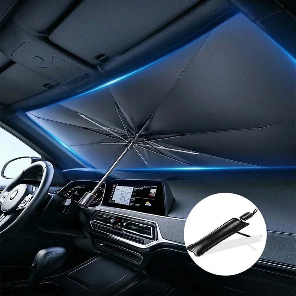 Car Windshield Sun Shade – Foldable UV & Heat Protector Visor